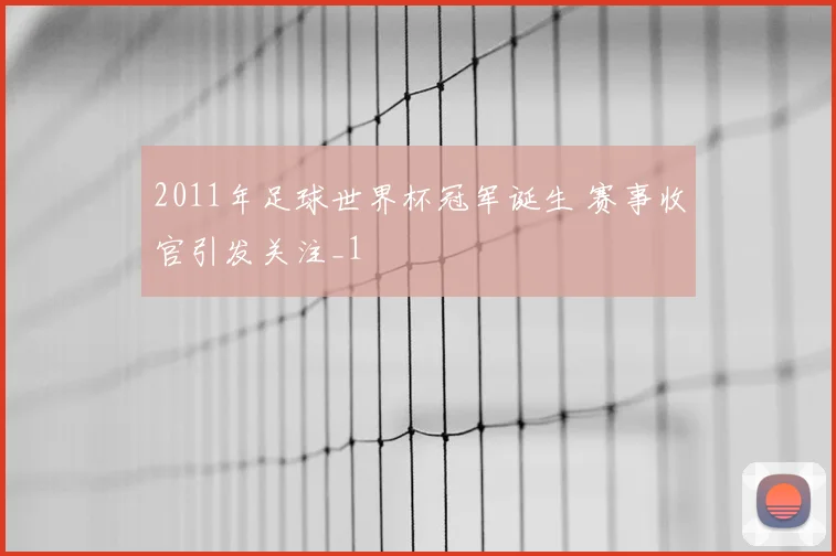 2011年足球世界杯冠军诞生 赛事收官引发关注_1